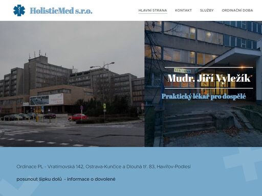 ordinace pl - vratimovská 142, ostrava-kunčice a dlouhá tř. 83, havířov-podlesí