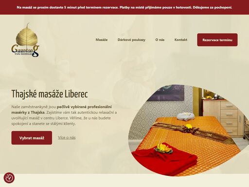 profesionální thajské masáže v centru liberce. dopřejte si autentickou relaxační a uvolňující thajskou masáž.