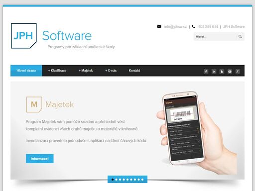 software pro základní umělecké školy.