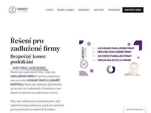 řešení pro zadlužené firmy.bezpečný konec podnikání. zadlužená firma. co se zadluženou firmou. jak se zbavit firmy.likvidace firem.