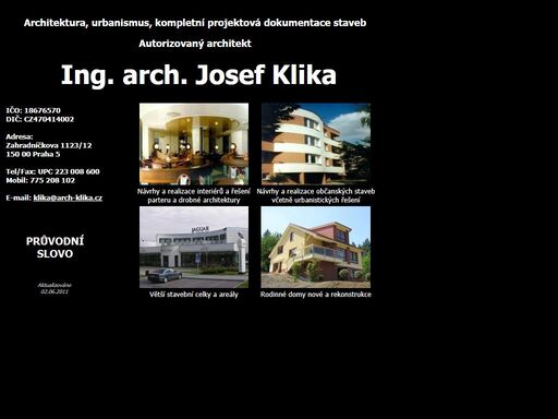 architekt klika