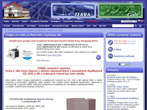 cd, dvd, bd duplikátory manuální, automatické, duplikace a potisk