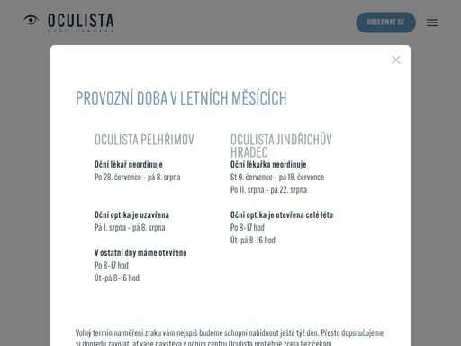 oční centrum oculista. jsme zeiss vision expert. zajišťujeme nejvyšší možnou kvalitu péče ve spojení se špičkovými přístroji. pelhřimov, jindřichův hradec.