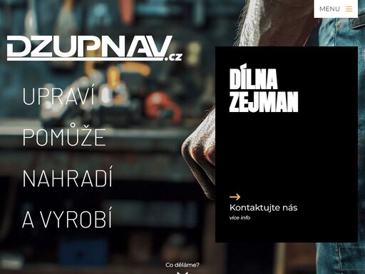 zakázková výroba a úpravy na míru ze dřeva a kovu. dílna zejman nabízí zámečnické, truhlářské, zahradnické a stavební služby pro domácnosti, firmy i veřejný sektor.