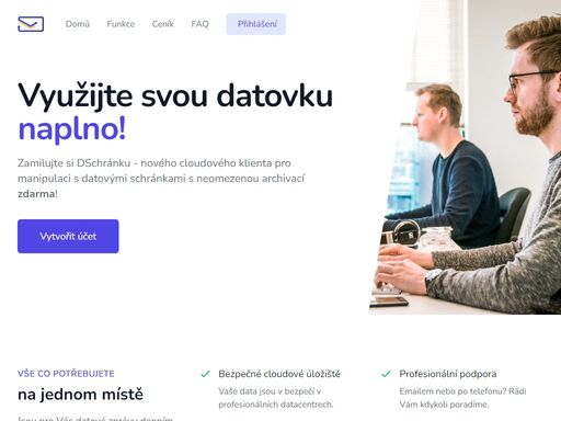 dschránka - moderní klient na datové zprávy