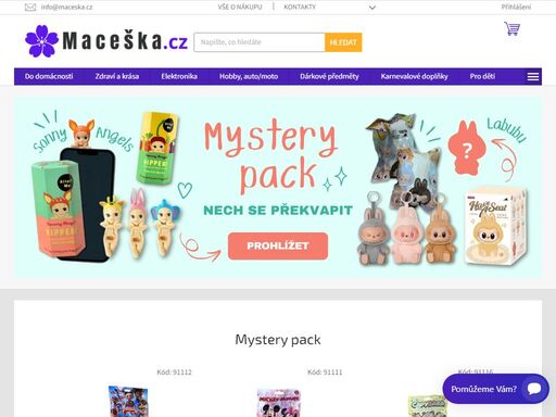 na našem webu naleznete to nejlepší a nejzajímavější co se týče skvělých dárku a vychytávek do domácnosti. maceska.cz se na to zaměřuje již 10 let, a díky tomu patří mezi jedničky na trhnu s dárky.