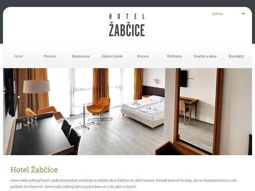 hotel žabčice se vysloužil dostal tři hvězdy ?. ve skutečnosti jich u nás potkáte mnohem víc. jsme malý rodinný tým a postaráme se o vás jako o vlastní.