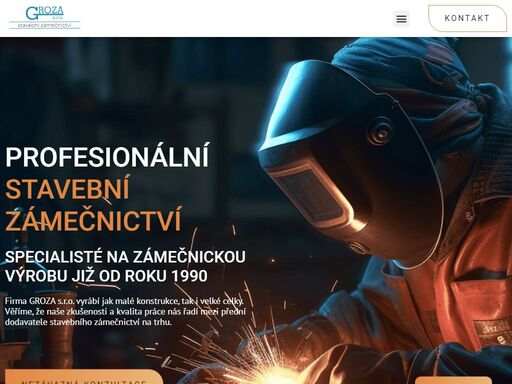 firma groza s.r.o. vyrábí jak malé konstrukce, tak i velké celky. věříme, že naše zkušenosti a kvalita práce nás řadí mezi přední dodavatele stavebního