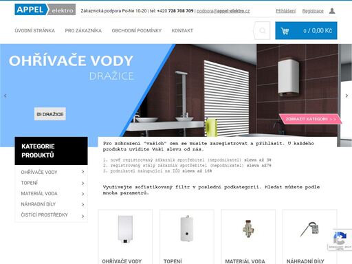 ohřívače vody, bojlery, elektrokotle, příslušenství a náhradní díly. bosch, dražice, tatramat, stiebel eltron, ariston. praha, poděbrady.