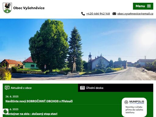 naše obec se nachází na přeloučsku, v pardubickém kraji a to na poloviční vzdálenosti mezi chlumcem nad cidlinou a blízkými lázněmi bohdaneč.