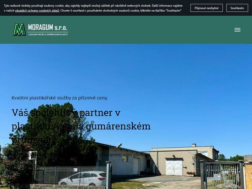 moragum® je firma, která byla založena v roce 1990, jaroslavem kašpárkem v kostelci na hané. hlavním programem byla vulkanizace pryžových výrobků. postupem času svůj sortiment rozšířila o plastikářskou výrobu. a z původně malého provozu vznikla střední firma, která se v roce 2018 přeměnila na rodinné s.r.o.