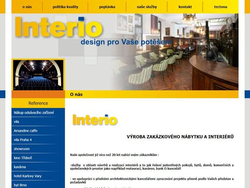 interio - design, realizace, výroba