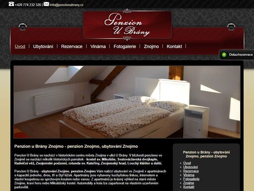 www.penzionubrany.cz