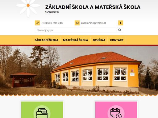 základní škola a mateřská škola solenice, okres příbram