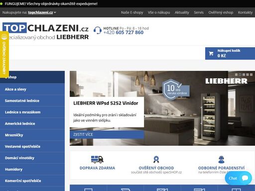 e-shop liebherr! odborné poradenství ? 605 727 860 akce na lednice a mrazničky. kompletní sortiment liebherr přímo z čr distribuce