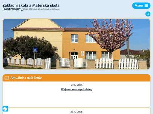 základní škola a mateřská škola bystrovany, příspěvková organizace