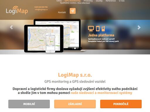 logimap s.r.o. – vytváří a poskytuje unifikované řešení na míru pro gps monitorování a gps sledování vozidel – klademe důraz na rychlost, spolehlivost a inovaci