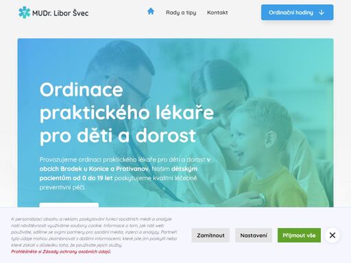 ordinace praktického lékaře pro děti a dorost mudr. libora švece poskytuje kvalitní léčebně preventivní péči. ordinujeme ve dvou obcích na pomezí olomouckého a jihomoravského kraje, nedaleko olomouce.
