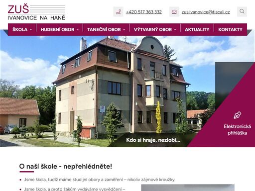 zuš ivanovice na hané