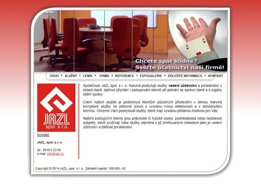 jazl, spol. s r.o. karviná - vedení účetnictví, daně, poradenství