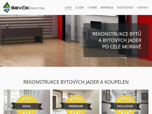 specialista na rekonstrukce bytů, domů a bytových jader po celé moravě