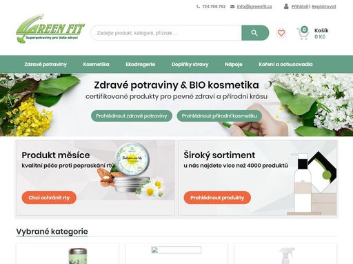 e-shop s kvalitními přírodními produkty z řady zdravé výživy a bio kosmetiky. sami si je otestujte a poznáte rozdíl. poradenství zdarma. 