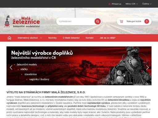 malá železnice, s.r.o. - železniční modelářství