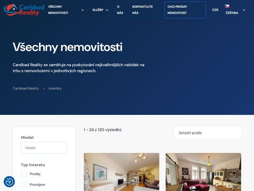 carlsbad reality se specializuje na prodej, koupi a pronájem rezidenčních a komerčních nemovitostí v atraktivních lokalitách po celé české republice.
