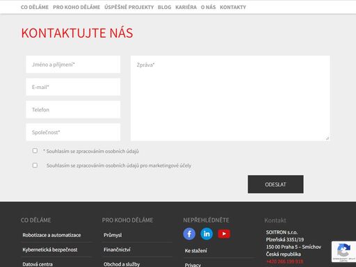 jsme it firma, která díky odvaze a vášni k technologiím přináší svým klientům konkurenční výhodu již více než 30 let, v 7 zemích.