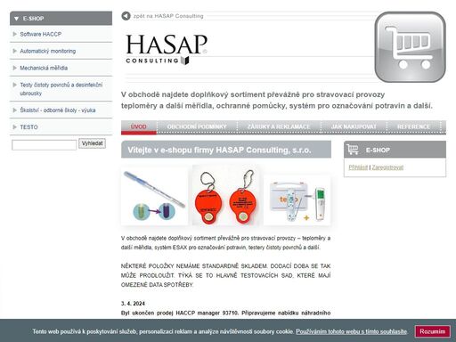hasap - přináší nástroje a odbornou pomoc pro uplatňování zásad správné hygienické a výrobní praxe (shvp) a zaváděním systémů haccp.