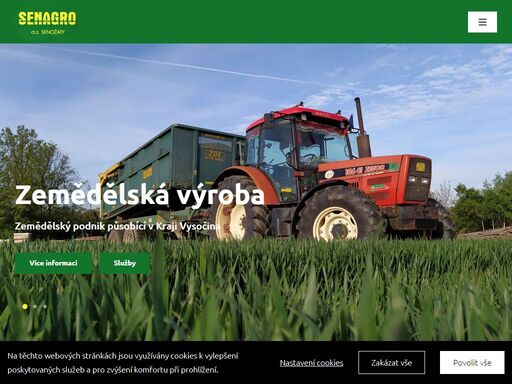 zemědělský podnik působící v kraji vysočina. obhospodařujeme ~2000ha zemědělské půdy, z toho 1700ha orné půdy a 300ha luk.