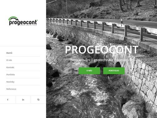 progeocont-projekty a konzultace v oboru geotechnika. navrhneme od projektu založení domu, liniové stavby, gabionové konstrukce po vyztužené zeminy.