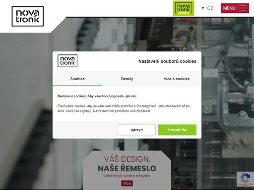 firma novatronic, s.r.o. je výrobní společnost, která se na českém trhu s nábytkem pohybuje již přes 25 let a to od roku 1991 (dříve jako vladimír mikulec ing. - novatronic).