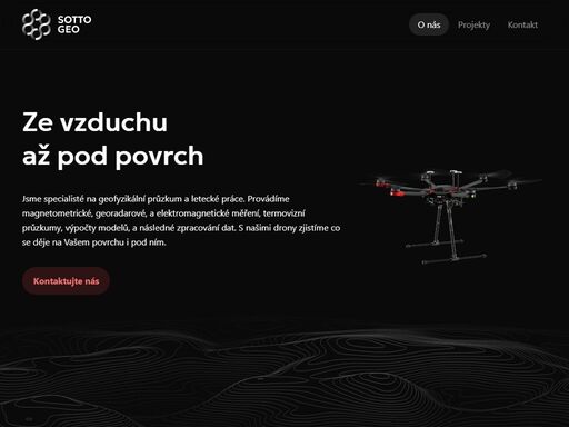 jsme specialisté na geofyzikální průzkum a letecké práce - s našimi drony zjistíme co se děje na vašem povrchu i pod ním.