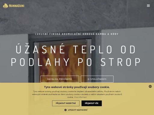 krbová kamna z přírodního kamene - mastku, mají výjímečné akumulační vlastnosti(o 70% lepší než šamot) a po dvou hodinách topení dokáží pojmout velké množství tepelné energie, kterou pozvolna a příjemně sálají až 48 hodin.