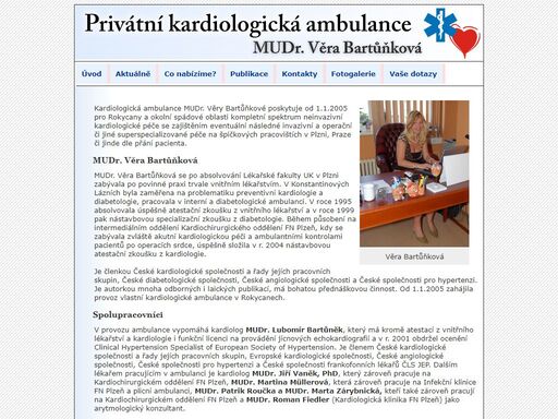 oficiální stránky privátní kardiologické ambulance v rokycanech