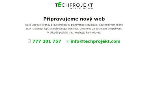 projektová a inženýrská činnost ve výstavbě, průkazy penb, poradna ekis, dotace nová zelená úsporám, dotace nová zelená úsporám light a další