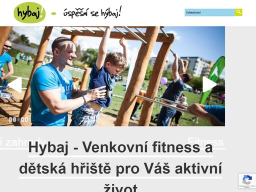 venkovní fitness a dětská hřiště