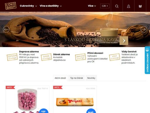 čoko-shop.cz se zaměřením na čokoládové speciality a delikatesy, ochutnejte pravé reber mozartovy koule nebo pravou brandy asbach plněné čokoládové pralinky.