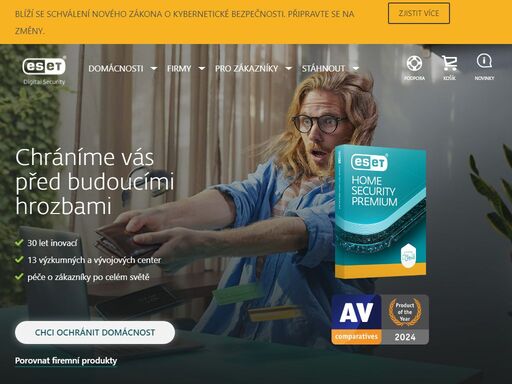 nejlepší it bezpečnostní řešení pro vaše osobní i firemní zařízení. eset antivirus a internetové bezpečnostní řešení pro windows, android, macos či linux.
