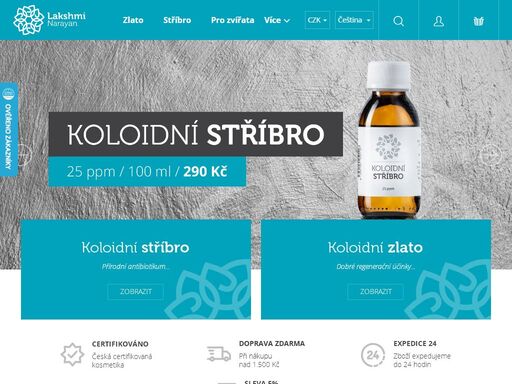 vyrábíme kvalitní a unikátní přípravky s koloidními kovy, které jsou prověřené certifikáty. vybírat můžete produkty jak z koloidního stříbra tak zlata.