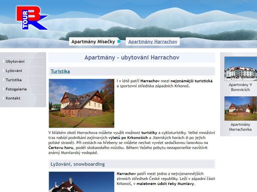 ubytování v harrachově - apartmány. 