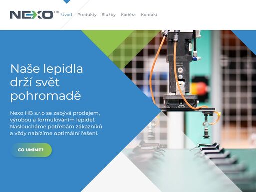 nexo hb s.r.o se zabývá prodejem, výrobou a formulováním lepidel. nasloucháme potřebám zákazníků a vždy nabízíme optimální řešení.