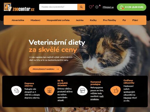 zoo center nabízí kvalitní krmení pro psy, krmení pro kočky i krmivo pro další zvířata. velkoobchod a maloobchod s chovatelskými potřebami a rybářskými potřebami.