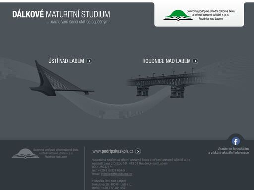 dálkové maturitní studium v roudnici nad labem a v ústí nad labem.