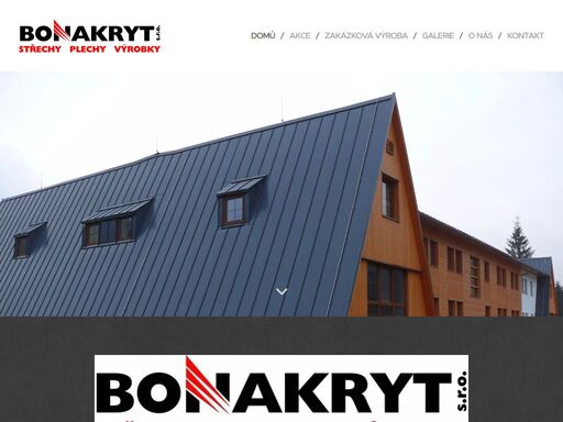 střešní prvky, okapní systémy, plechy, střešní okna, krytiny, šindele.
