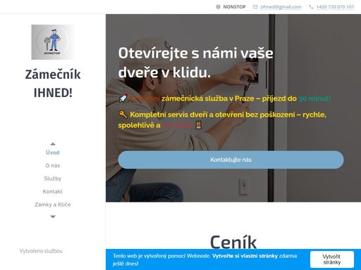 otevírejte s námi vaše dveře v klidu.