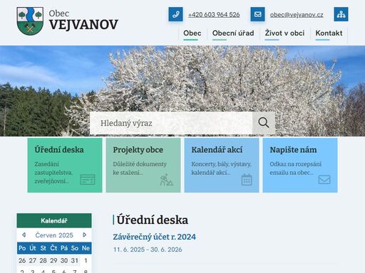 obec vejvanov