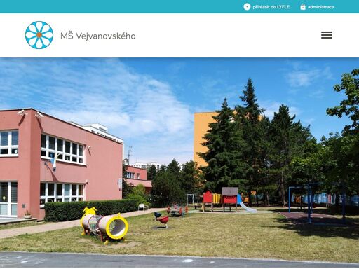 mš vejvanovského - popis školky