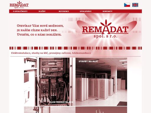 elektroinstalace, stavby na klíč, pronájmy zařízení, telekomunikace | remadat spol. s r.o.